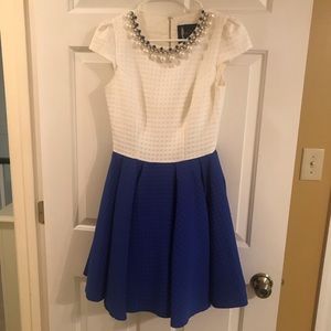 Mac Duggal colorblock dress